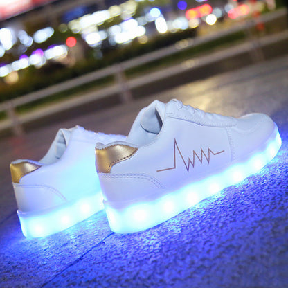Luminous Shoes Usb Charging Led Flash Shoes Luminous Women's Shoes