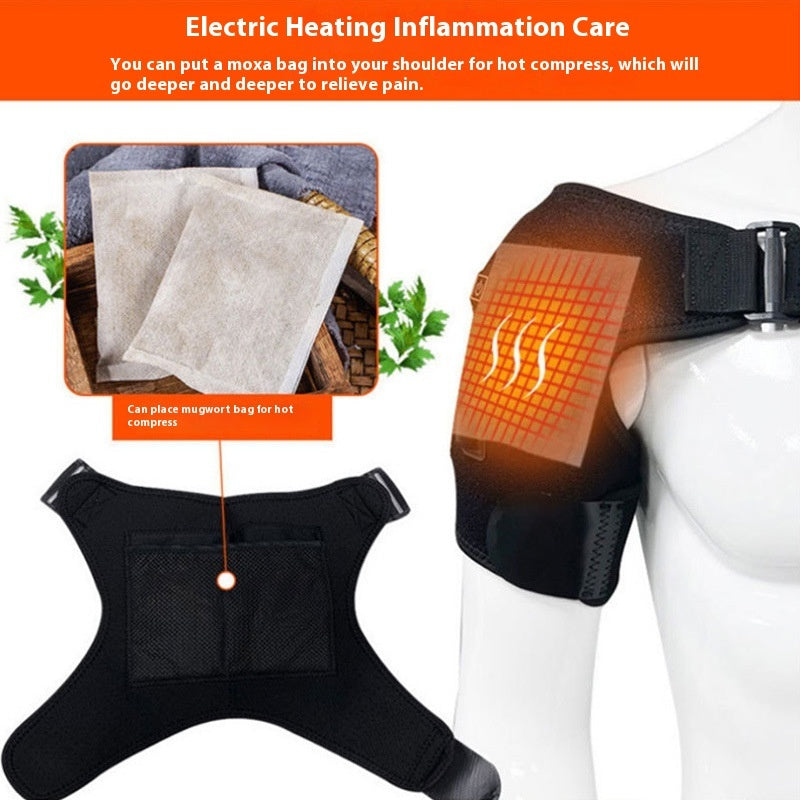 USB Electric Heating Shoulder Pad Shoulder Zhouyan Argy Wormwood Hot Compress Physiotherapy