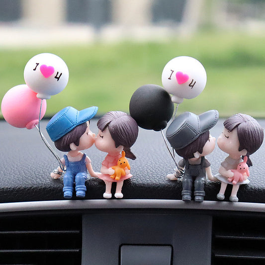 Decorative Ornaments For Couples In Car