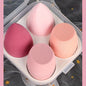 4 Pcs Professional Makeup Sponges Set - Blender For Foundation, Touch Ups, And Makeup - Latex-Free - Dry And Wet Use - Gift Box Included - Perfect Cosmetic Accessory